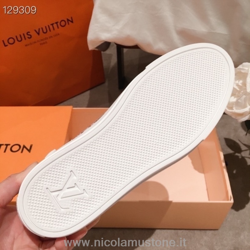 Original Kvalitet Louis Vuitton Crafty Stellar Hi-top Sneakers Kalveskinn Vår/sommer 2020 Kolleksjon 1a85em Hvit/beige