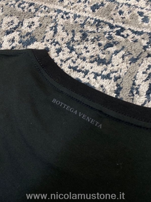 Original Kvalitet Bottega Veneta Langermet T-skjorte Vår/sommer 2022 Kolleksjon Svart