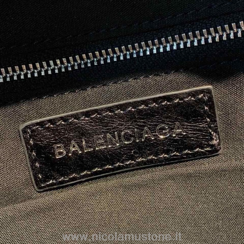 Original Kvalitet Balenciaga Xxs Ryggsekk 26cm Kalveskinn Høst/vinter 2019 Kolleksjon Svart