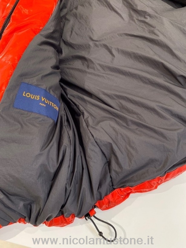 Oryginalna Jakość Louis Vuitton Puchowy Płaszcz Oversize Kolekcja Wiosna/lato 2022 Czerwony