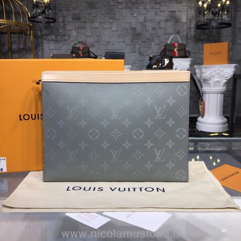 Original Quality Louis Vuitton Pochette Voyage Mm Monogram Titanium Collezione Autunno/inverno 2018 M61692 Grigio