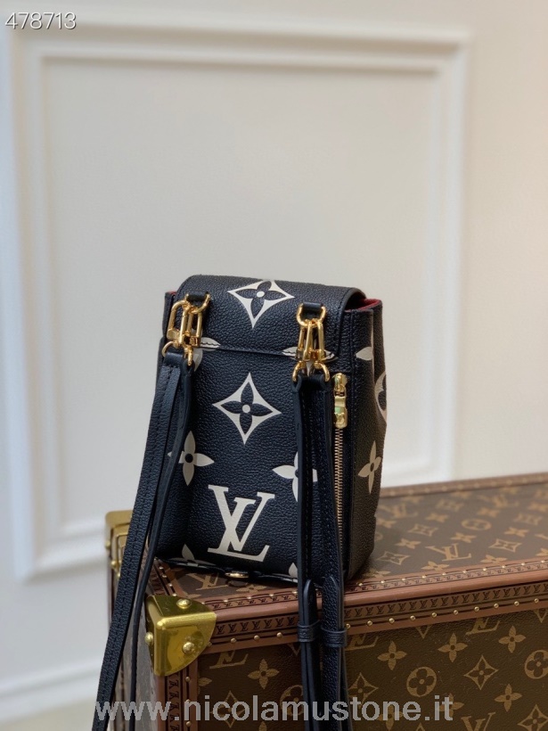 оригинальное качество Louis Vuitton крошечная сумка-рюкзак 20 см у бассейна холст с монограммой коллекция весна/лето 2021 M80783 черный