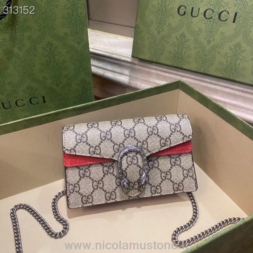 оригинальное качество сумка через плечо Gucci Dionysus 16см 421970 телячья кожа коллекция весна/лето 2022 красный