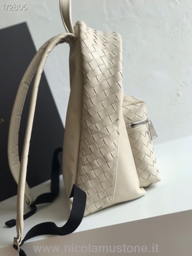 Orijinal Kalite Bottega Veneta Sırt çantası 42cm 70078 Intrecciato Napa Deri Ilkbahar/yaz 2021 Koleksiyon Bej