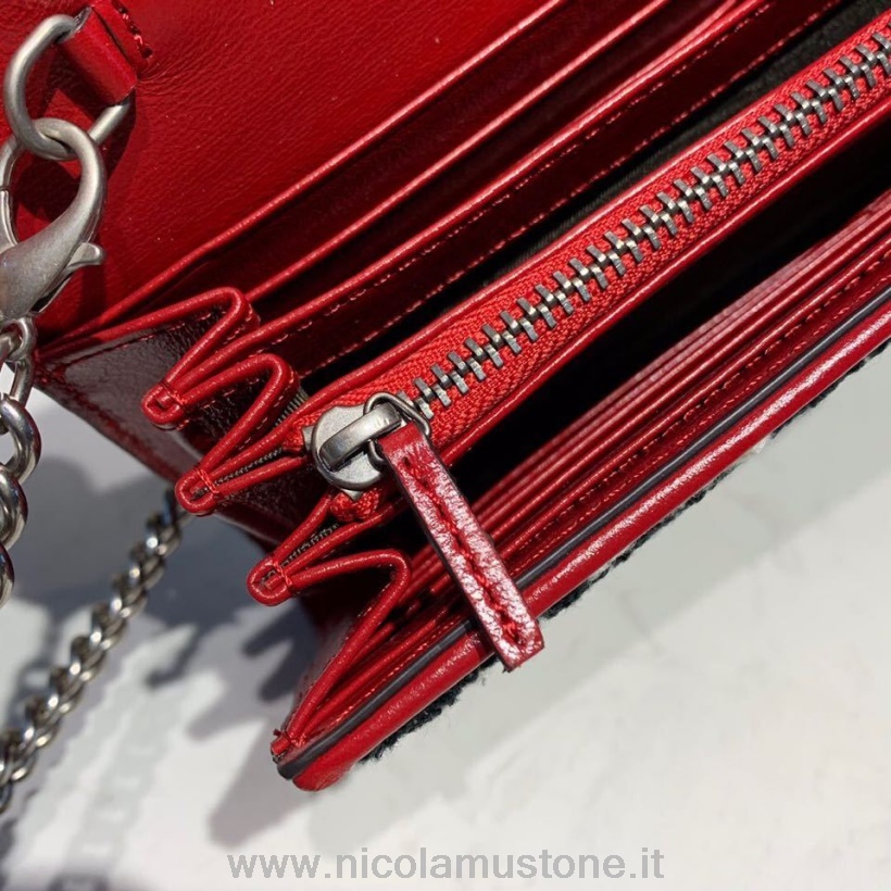 Orijinal Kaliteli Gucci Tüvit Woc Dionysus Omuz çantası 20cm Dana Derisi Deri Trim Sonbahar/kış 2019 Koleksiyonu Beyaz